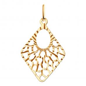 Золотая подвеска Красносельский ювелир АПШ184-0164 фото