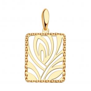 Золотая подвеска Красносельский ювелир АПШ287-0347 фото