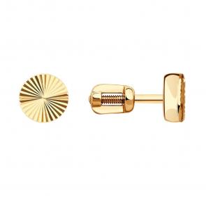 Золотые серьги Красносельский ювелир АС755-3220 фото