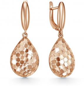 Золотые серьги Красносельский ювелир АСд3952 фото