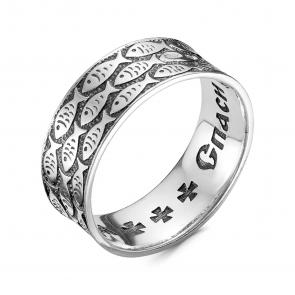 Кольцо из черненого серебра Иордань Б-КО-348 фото