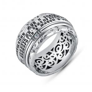 Серебряное кольцо Иордань с фианитом Б-КО-699 фото