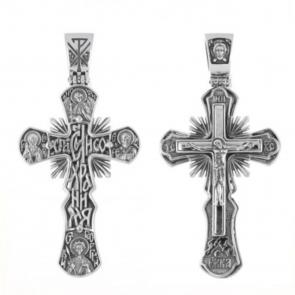 Подвеска из черненого серебра Иордань Б-КР-339 фото