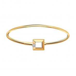 Золотой браслет BERGER с фианитом Б070004 фото