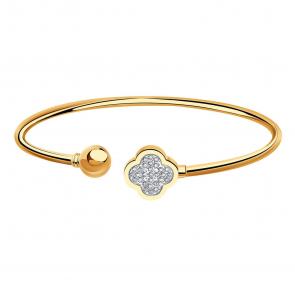 Золотой браслет BERGER с фианитом Б070042 фото