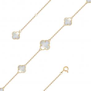 Золотой браслет BERGER с перламутром Б070306п фото