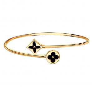 Золотой браслет BERGER с ониксом Б070322 фото