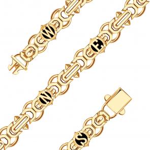 Золотой браслет BERGER с ониксом Б070413 фото