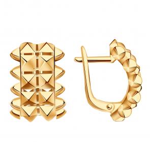 Золотые серьги BERGER Б120628 фото