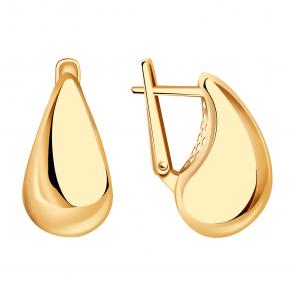 Золотые серьги BERGER Б120651 фото