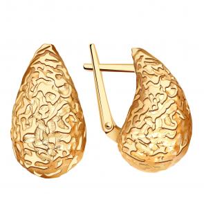 Золотые серьги BERGER Б120656 фото