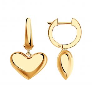 Золотые серьги BERGER Б120689 фото