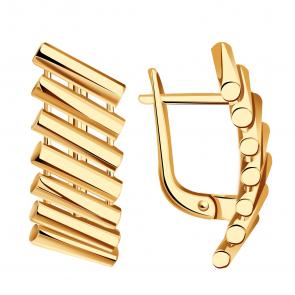 Золотые серьги BERGER Б120888 фото