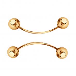 Золотые серьги BERGER Б120934 фото