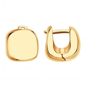 Золотые серьги BERGER Б120943 фото