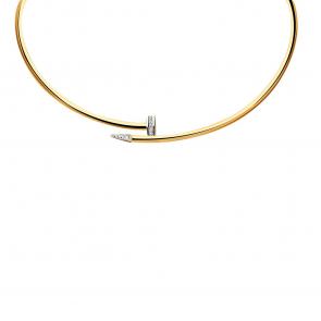 Золотое колье BERGER с фианитом Б770029 фото