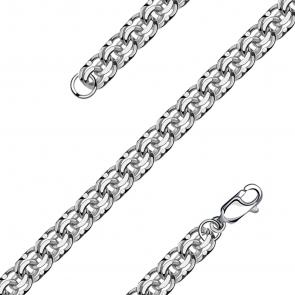 Серебряный браслет плетение Бисмарк NOVIKOV БАрод001 фото