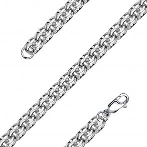 Серебряный браслет плетение Бисмарк NOVIKOV БАрод002 фото