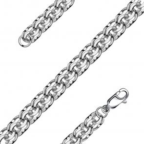 Серебряный браслет плетение Бисмарк NOVIKOV БАрод003 фото