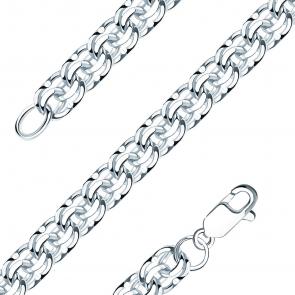 Серебряный браслет плетение Бисмарк NOVIKOV БАрод090 фото