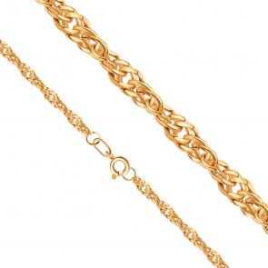 Золотой браслет плетение Сингапур Karatov БПН20412030 фото