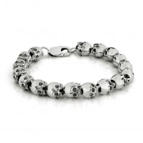 Браслет из черненого серебра Иордань БЦ-133 фото