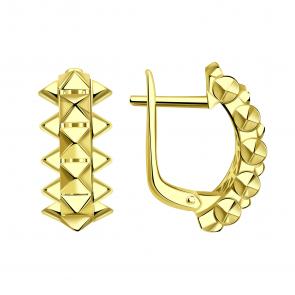 Серьги из лимонного золота BERGER Бл120631 фото