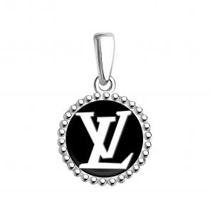 Серебряная подвеска BERGER с ониксом Бс030152 фото