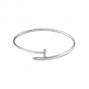 Серебряный браслет BERGER с фианитом Бс070029 фото