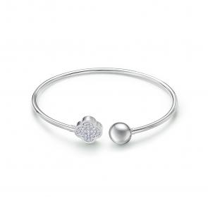 Серебряный браслет BERGER с фианитом Бс070042 фото