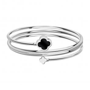 Серебряный браслет BERGER с ониксом Бс070063 фото