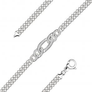 Серебряный браслет BERGER с фианитом Бс070110-4 фото