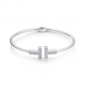 Серебряный браслет BERGER с фианитом Бс070414 фото