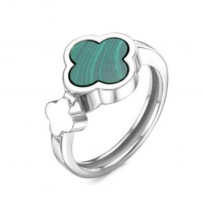 Серебряное кольцо BERGER с малахитом Бс110060м фото