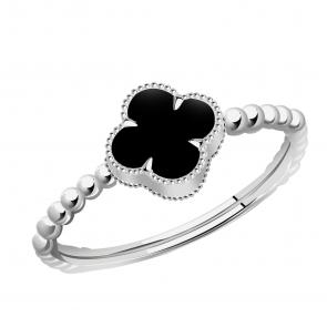 Серебряное кольцо BERGER с ониксом Бс110422 фото