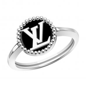 Серебряное кольцо BERGER с ониксом Бс110452 фото