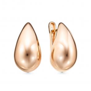 Серьги из золочёного серебра BERGER Бс120651к фото