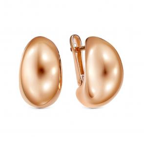 Серьги из золочёного серебра BERGER Бс120657к фото