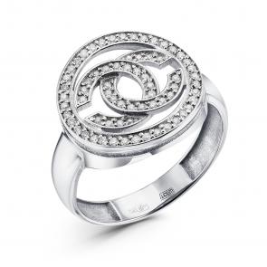 Серебряное кольцо GRIGORIEV с фианитом Г01-00-0635-41-00 фото