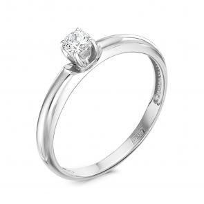 Серебряное кольцо GRIGORIEV с фианитом Г01-01-0309(с) фото