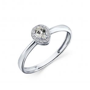 Серебряное кольцо GRIGORIEV с фианитом Г01-10-01008-41-00 фото