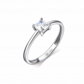 Серебряное кольцо GRIGORIEV с фианитом Г01-10-01011-41-00-1 фото