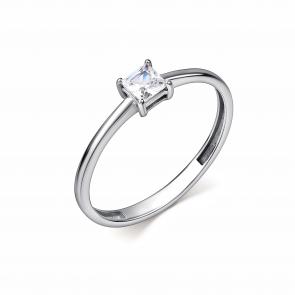 Серебряное кольцо GRIGORIEV с фианитом Г01-10-01011-41-00 фото