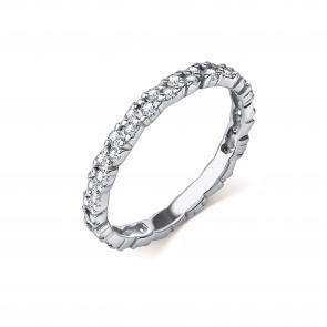 Серебряное кольцо GRIGORIEV с фианитом Г01-10-01012-41-00 фото