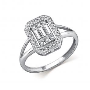 Серебряное кольцо GRIGORIEV с фианитом Г01-10-01140-41-00 фото