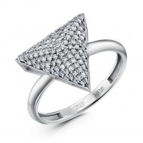 Серебряное кольцо GRIGORIEV с фианитом Г01-10-0572-41-00 фото