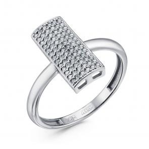 Серебряное кольцо GRIGORIEV с фианитом Г01-10-0574-41-00 фото