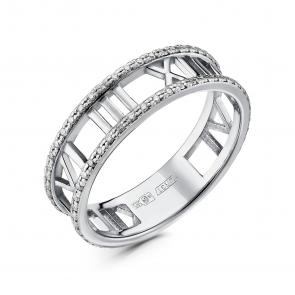 Серебряное кольцо GRIGORIEV с фианитом Г01-10-0585-41-00 фото