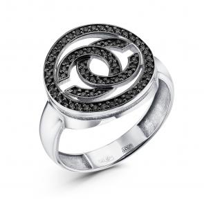 Серебряное кольцо GRIGORIEV с фианитом Г01-10-0635-42-00 фото