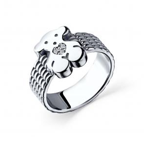 Серебряное кольцо GRIGORIEV с фианитом Г01-10-0759-41-00-1 фото